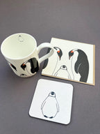 Penguin Family Letterpress Card