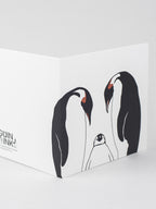 Penguin Family Letterpress Card