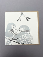 Two Turtle Doves Letterpress Card