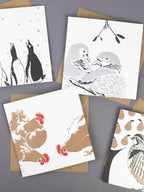 Two Turtle Doves Letterpress Card