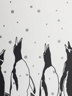 Four Calling Birds Letterpress Card