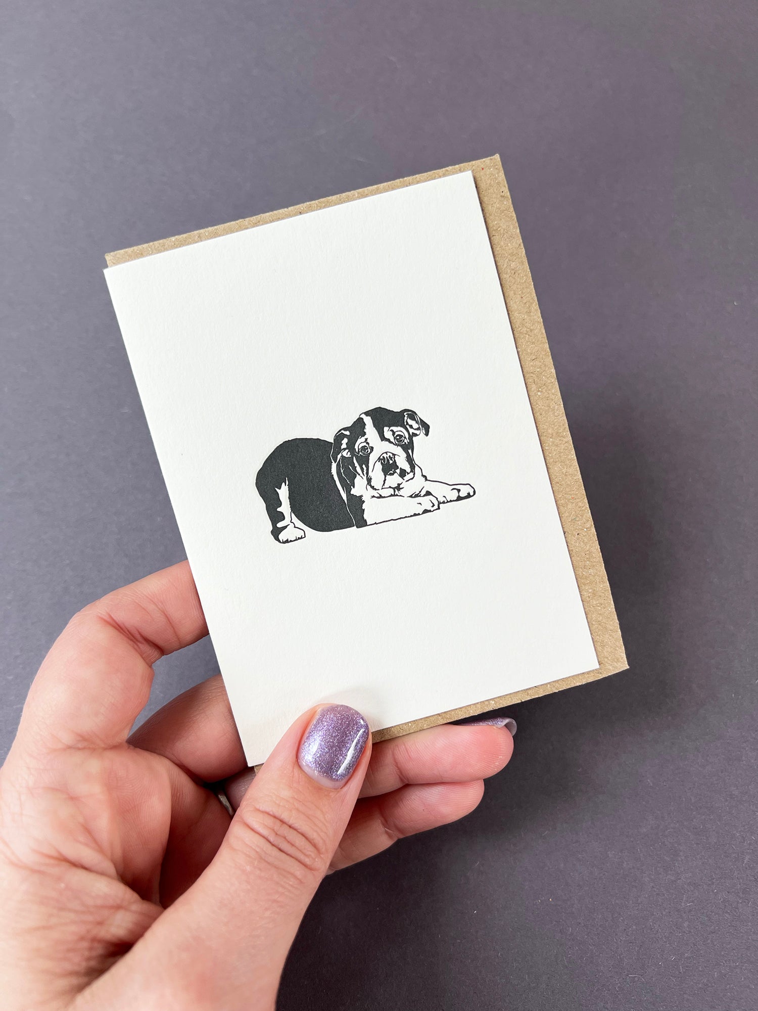 British Bulldog Card