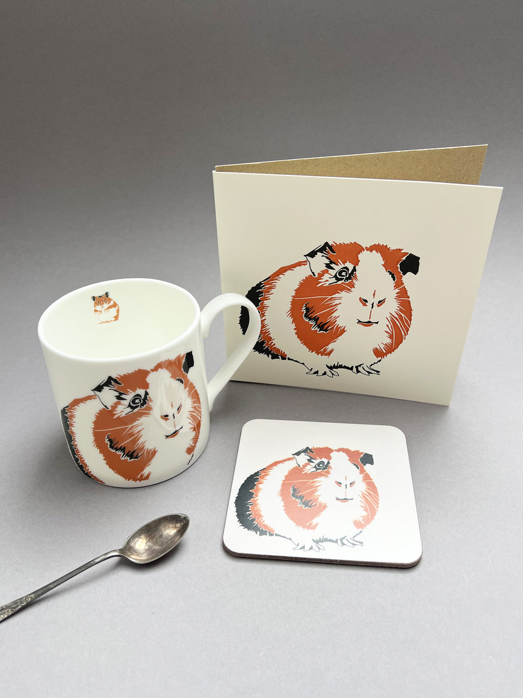Guinea Pig Letterpress Card