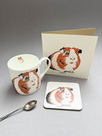 Guinea Pig Letterpress Card
