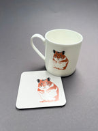 Hamster Letterpress Card