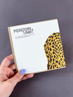 Cheetah Letterpress Card