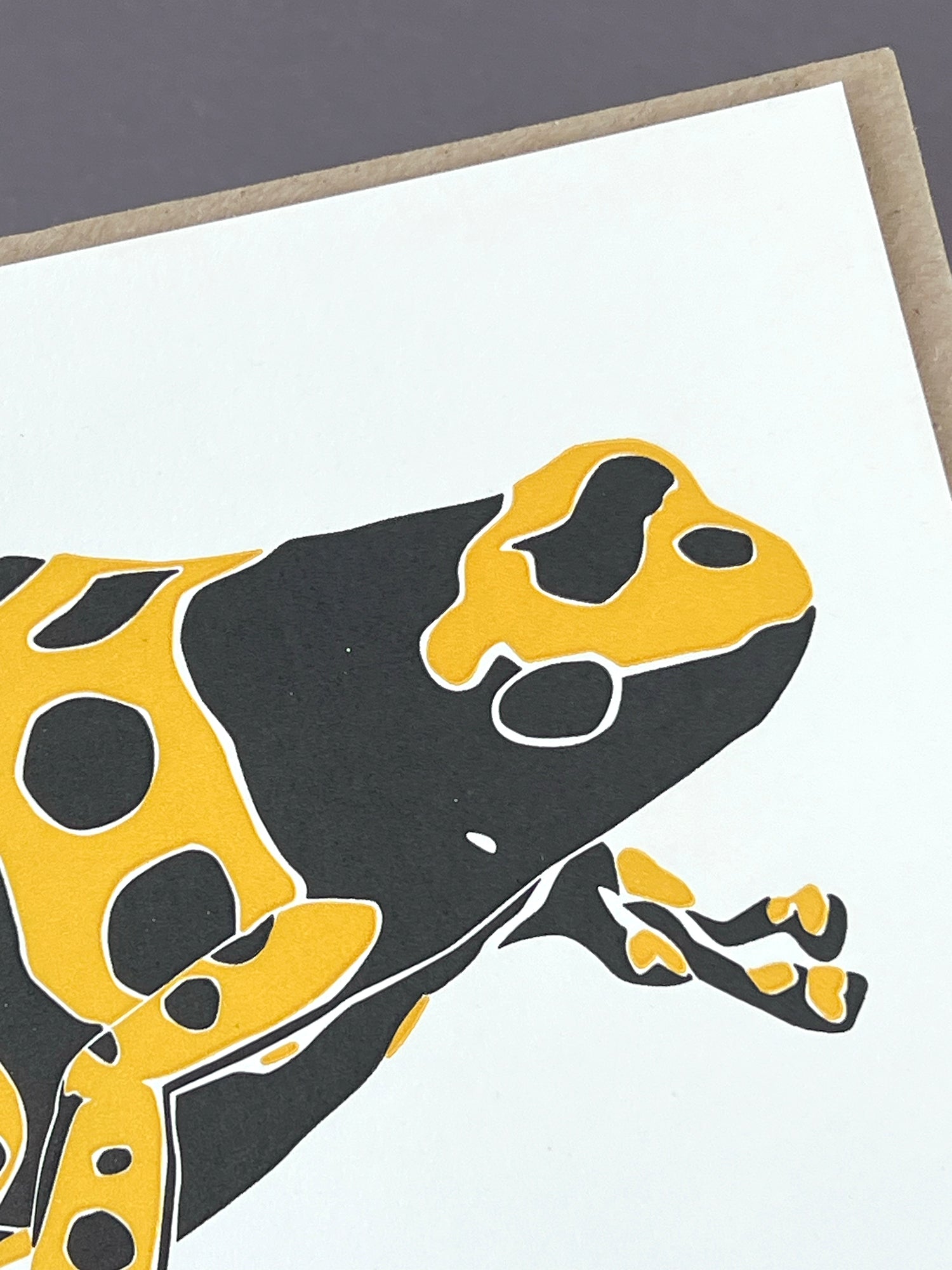 Poison Dart Frog Letterpress Card