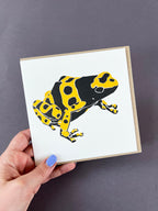Poison Dart Frog Letterpress Card