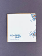 Proud peacock Letterpress Card