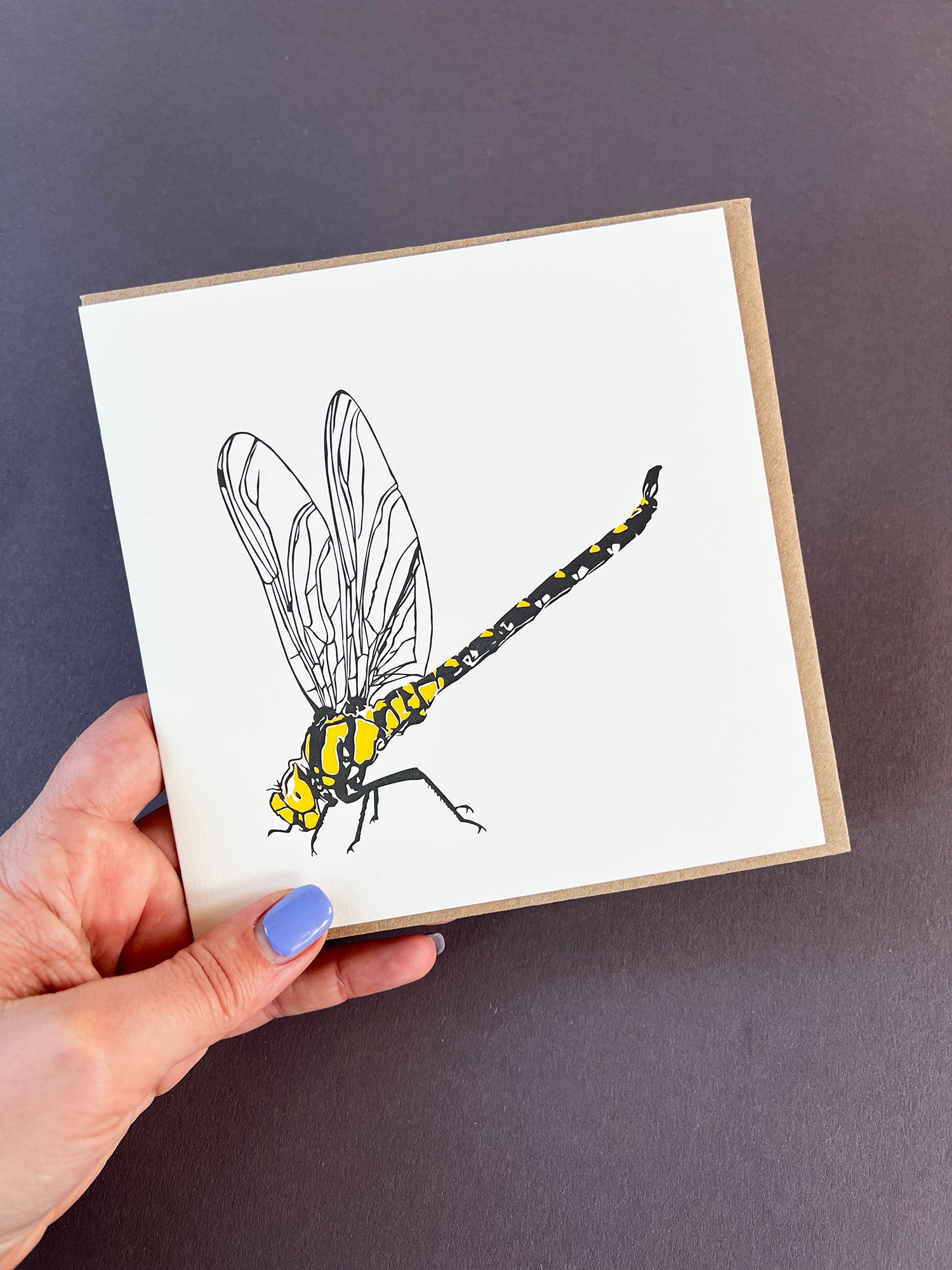 Dragonfly Letterpress Card