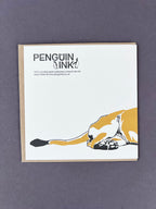 Lion Letterpress Card