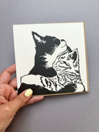 Cuddle Time Letterpress Card