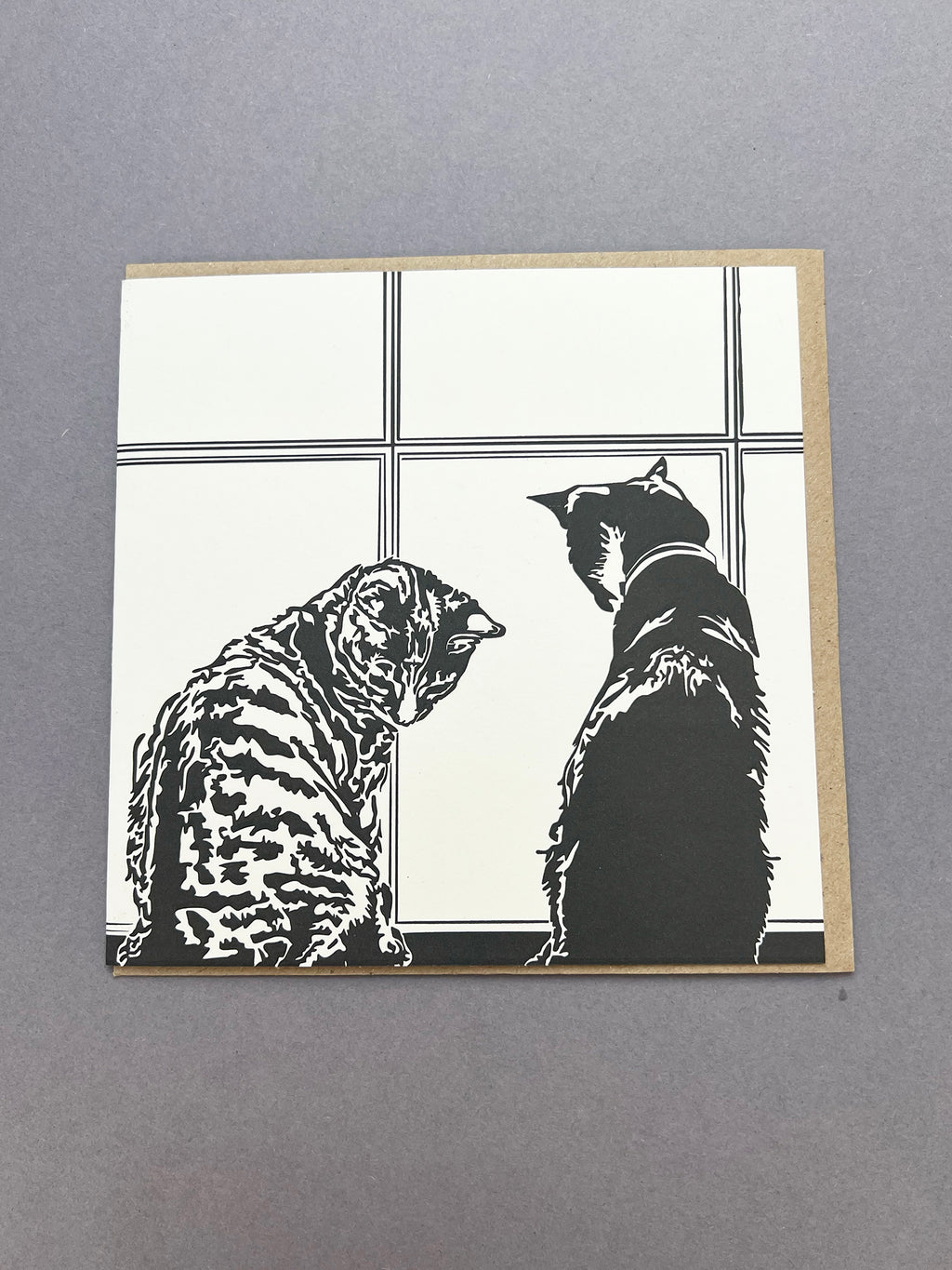 Window Time Letterpress Card