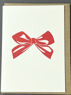 Red Bow Card