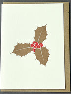 Holly Card