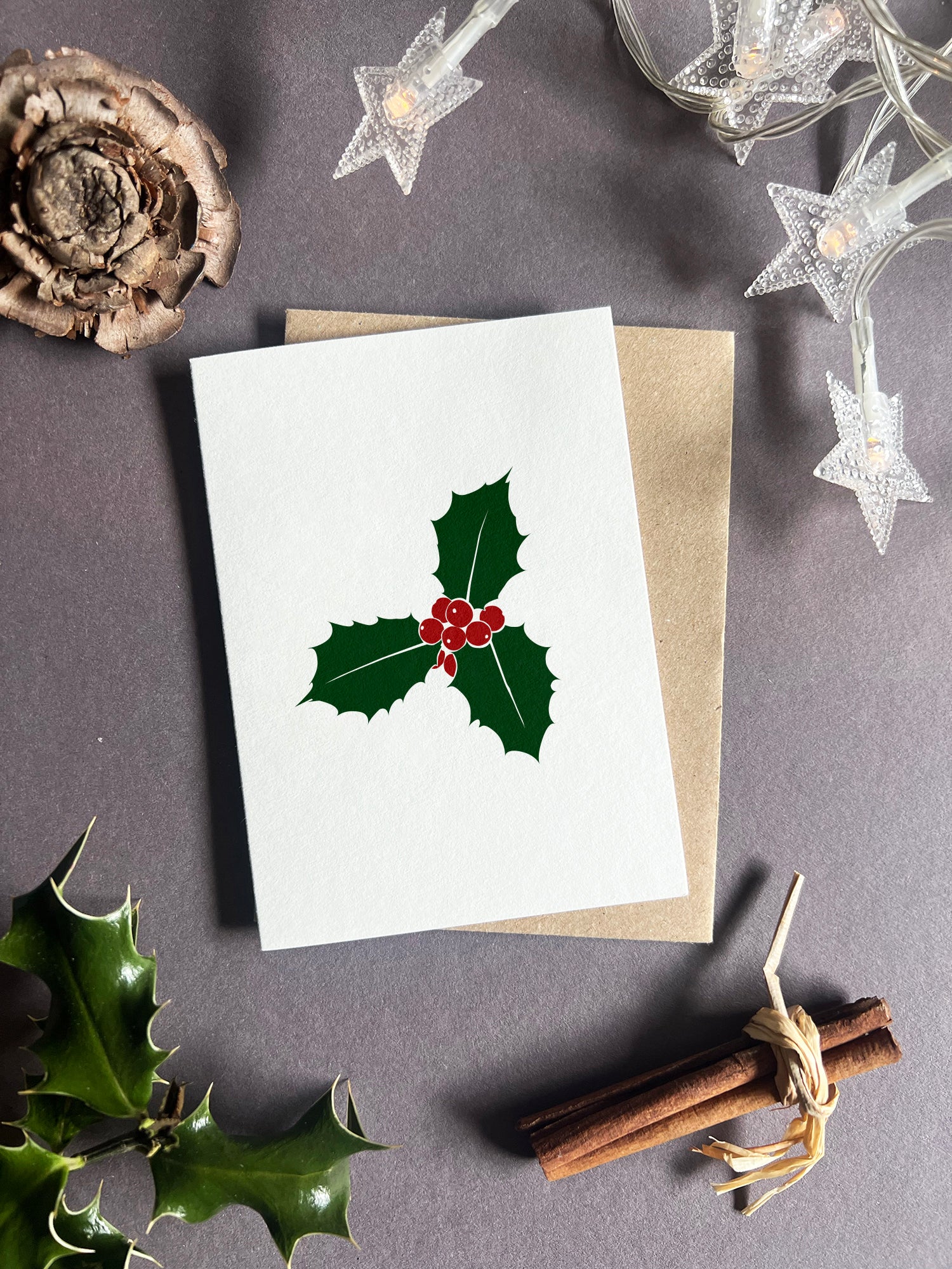 Holly Card