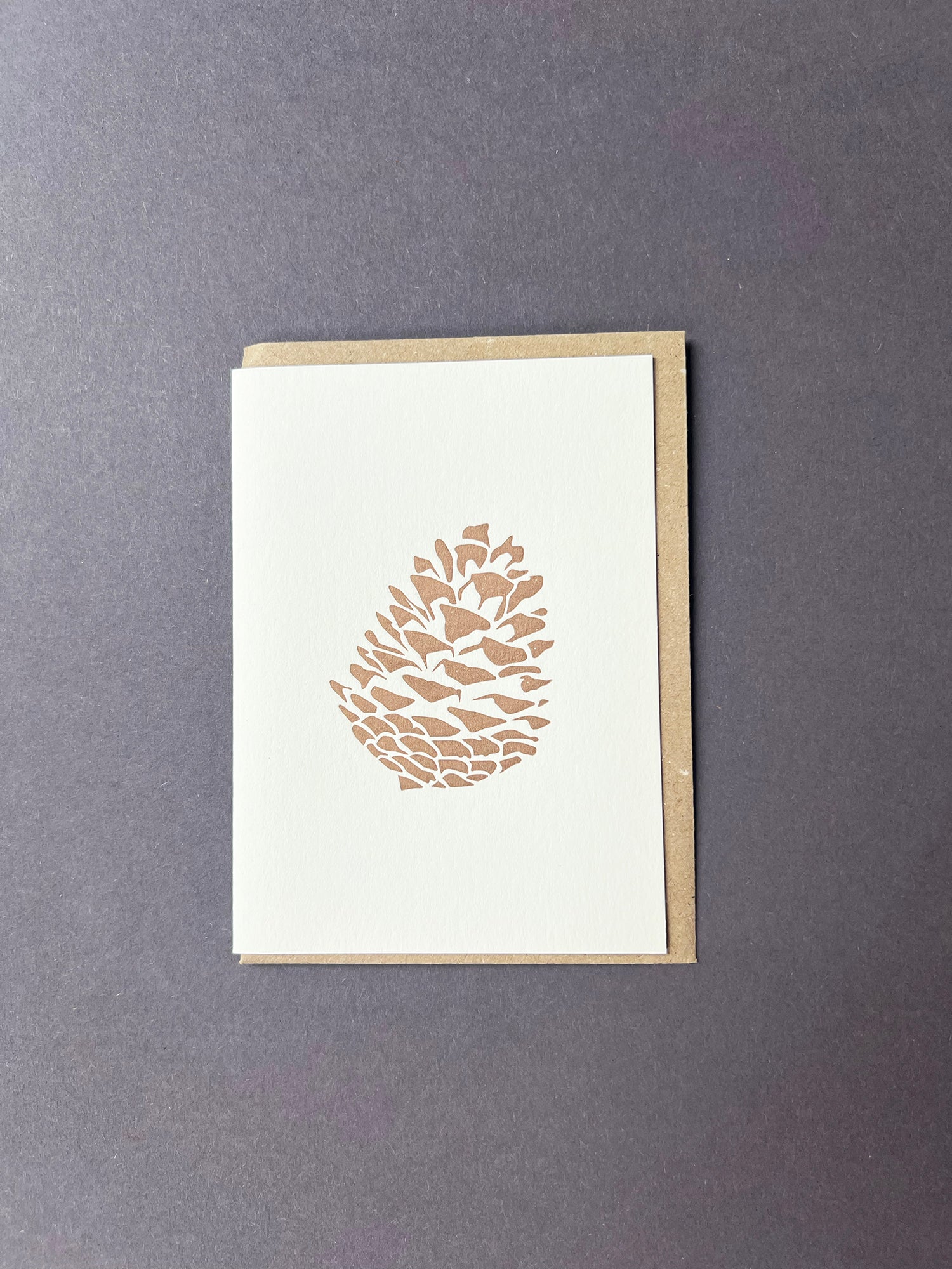 Pine Cone Card