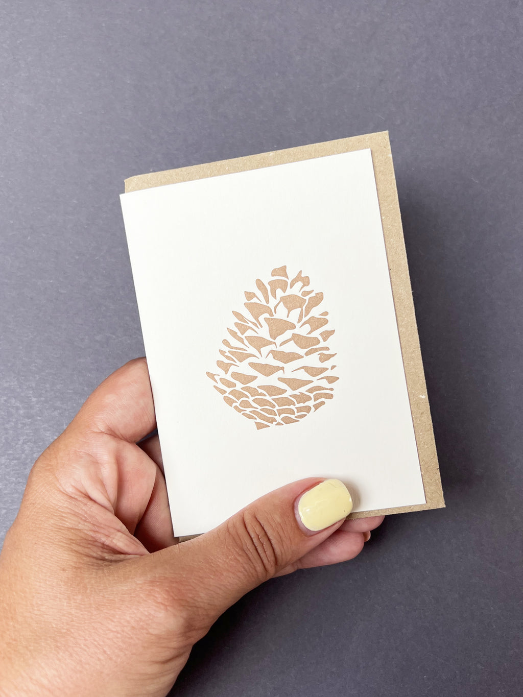 Pine Cone Card