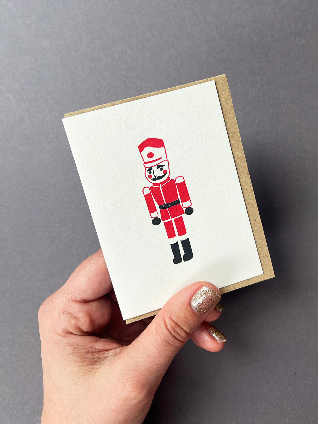 Red Toy Soldier Card
