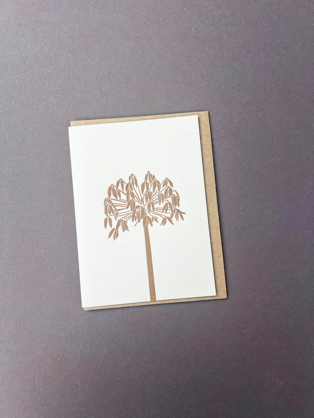 Agapanthus Card