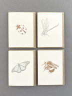 Metallic Bee Card