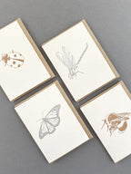 Metallic Bee Card
