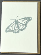 Metallic Butterfly Card