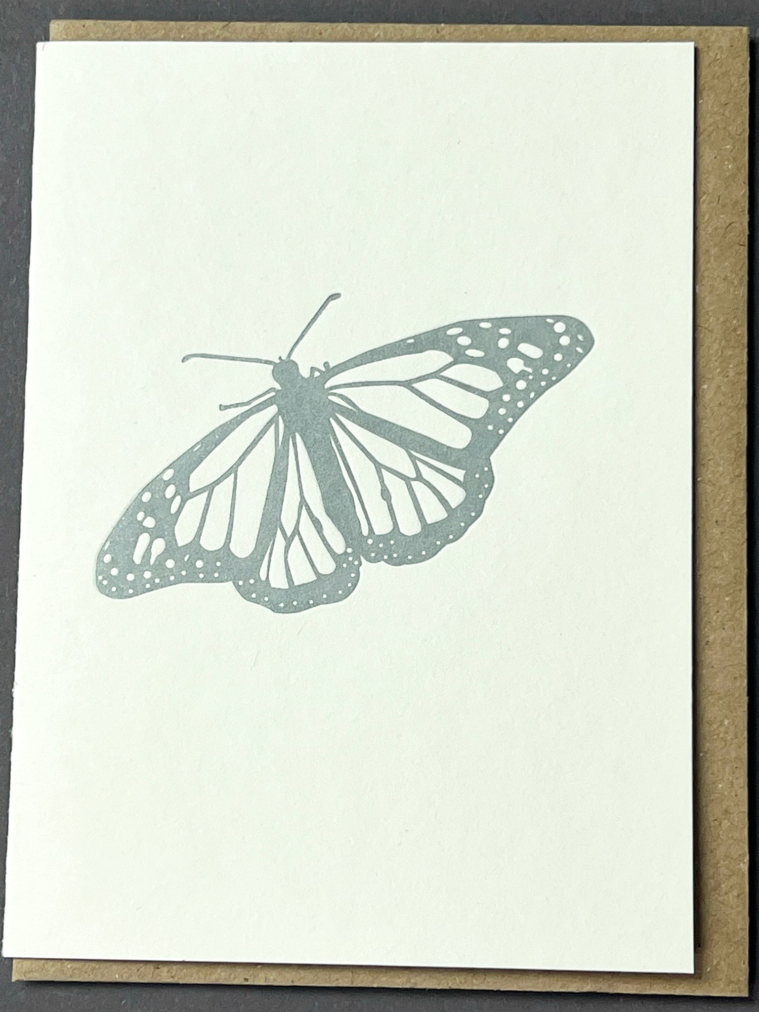 Metallic Butterfly Card