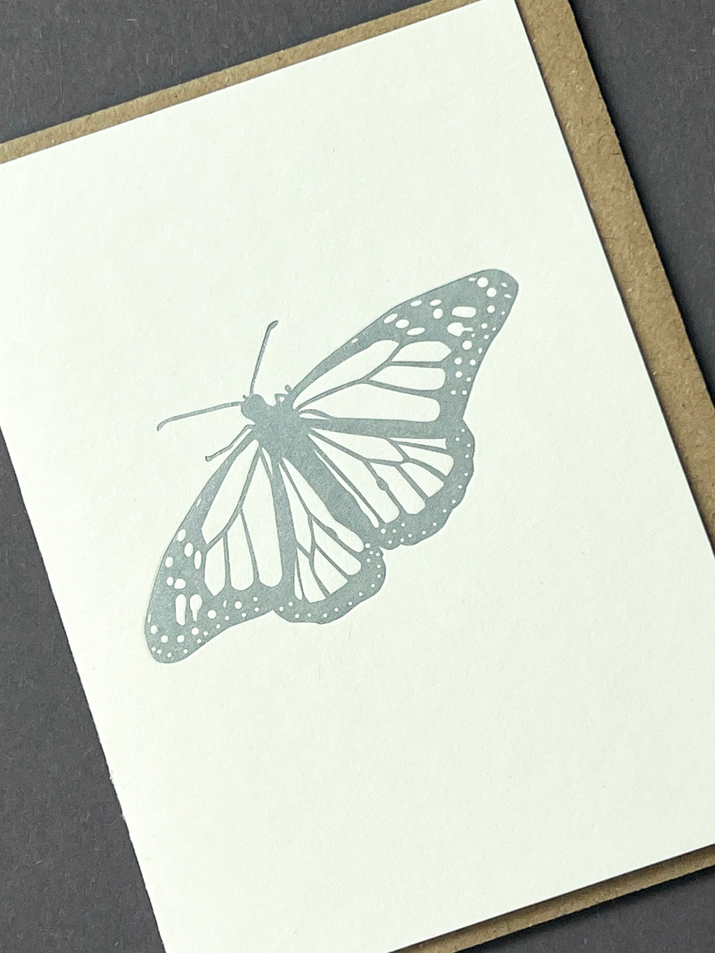 Metallic Butterfly Card