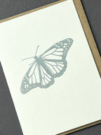 Metallic Butterfly Card