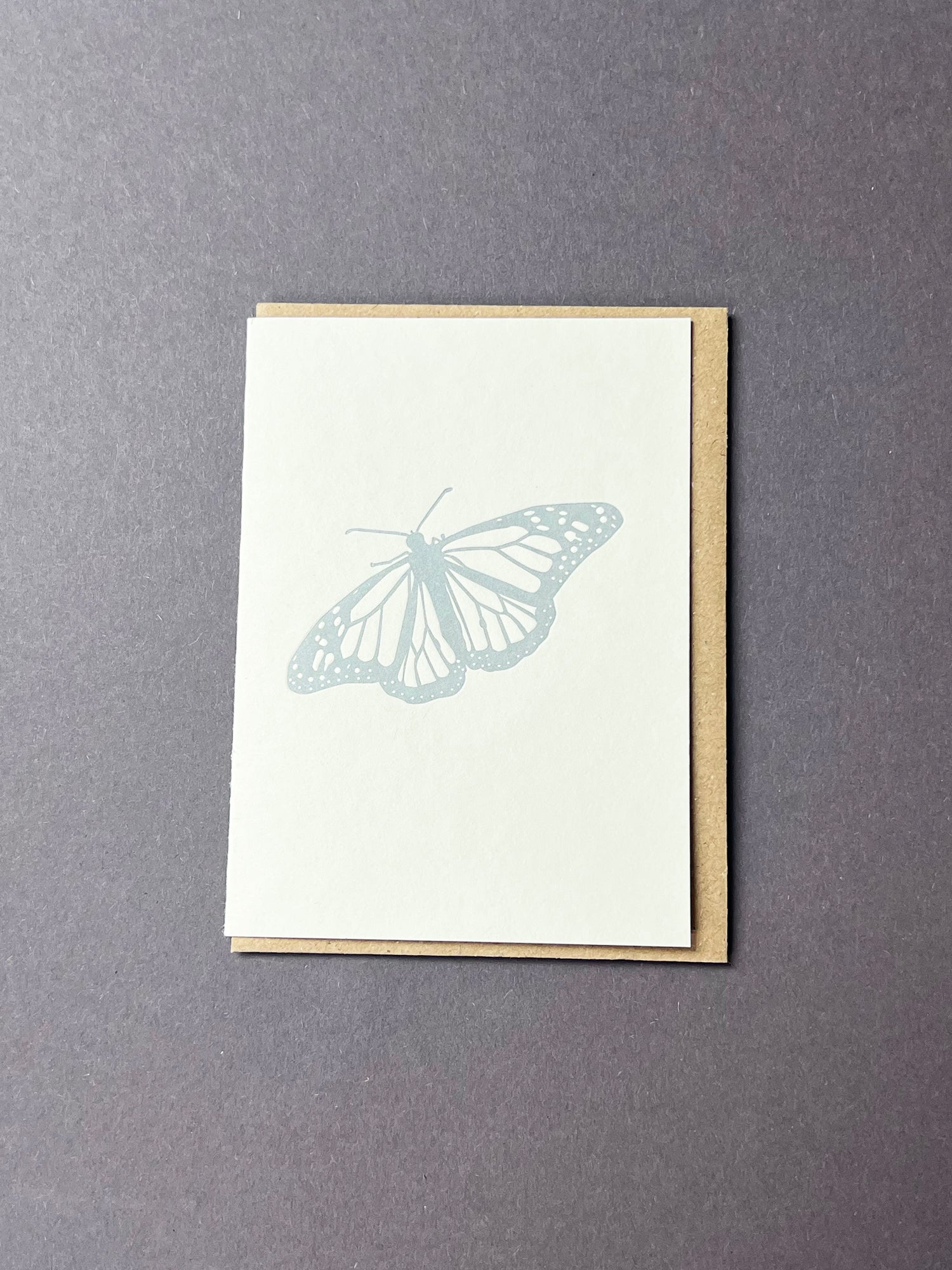 Metallic Butterfly Card