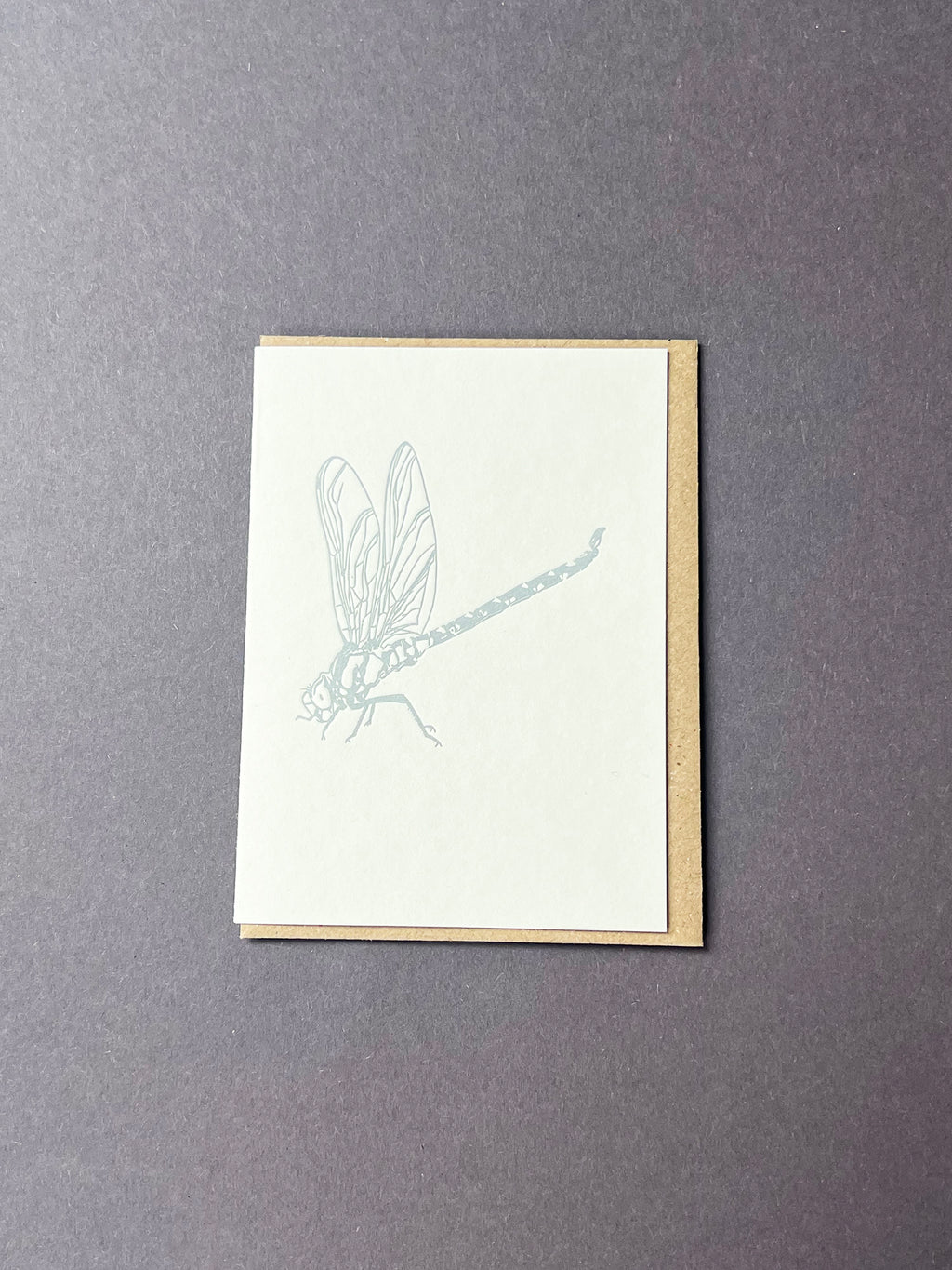 Metallic Dragonfly Card