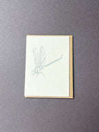 Metallic Dragonfly Card