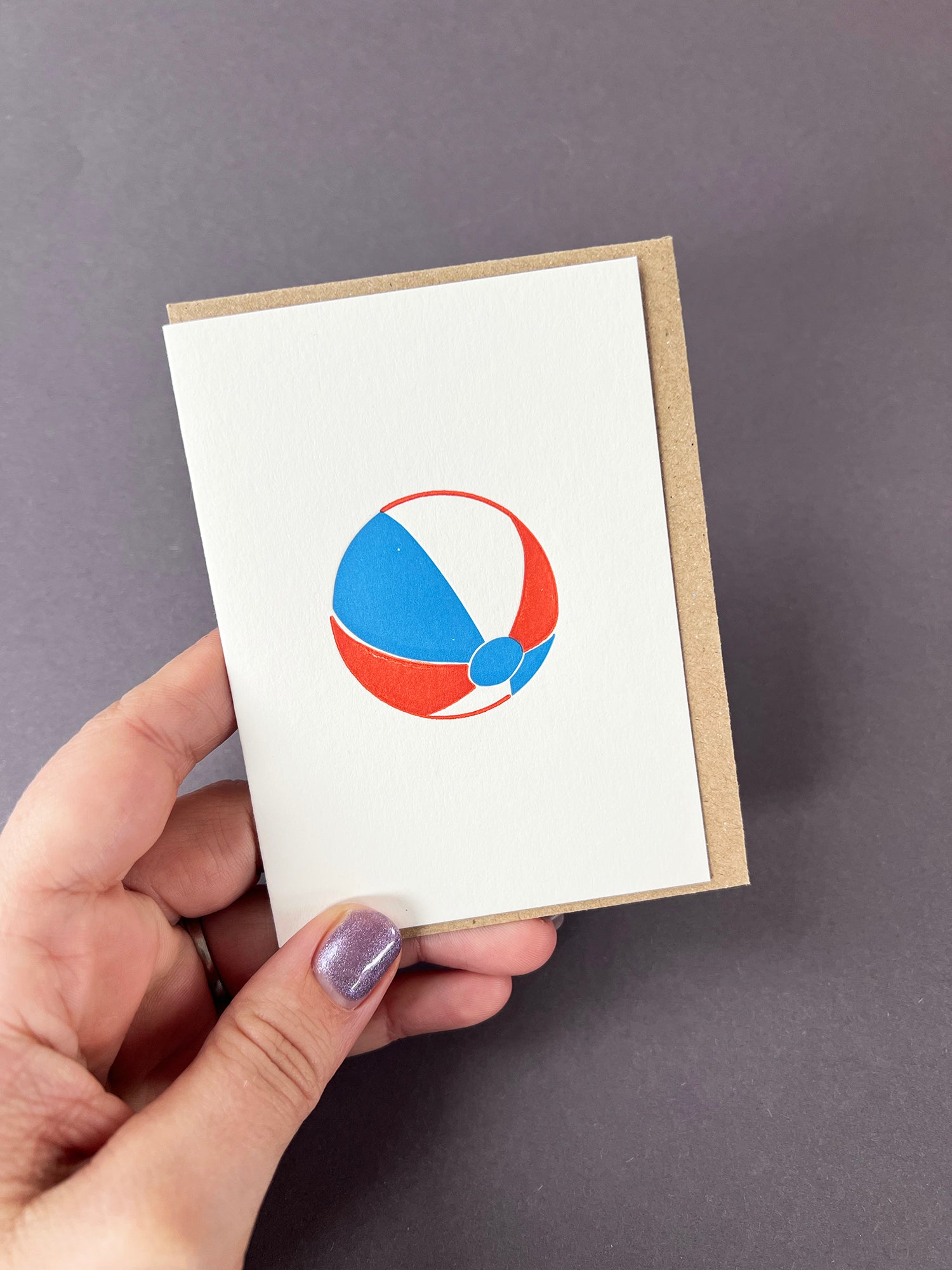Beach Ball Card
