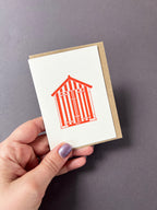 Beach Hut Card
