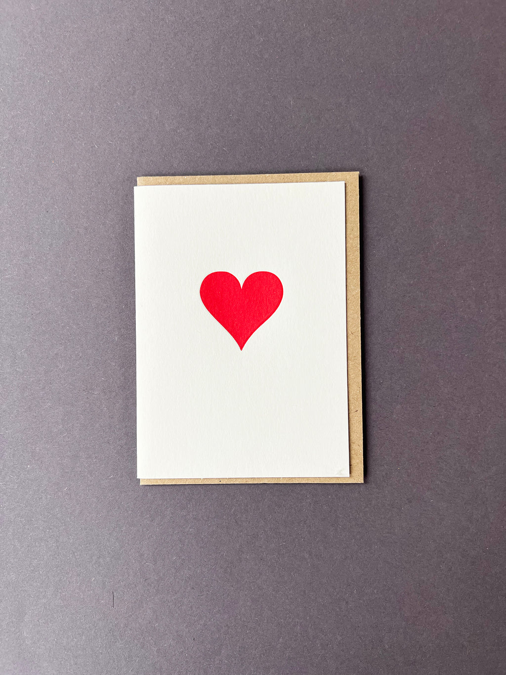 Red Heart Card