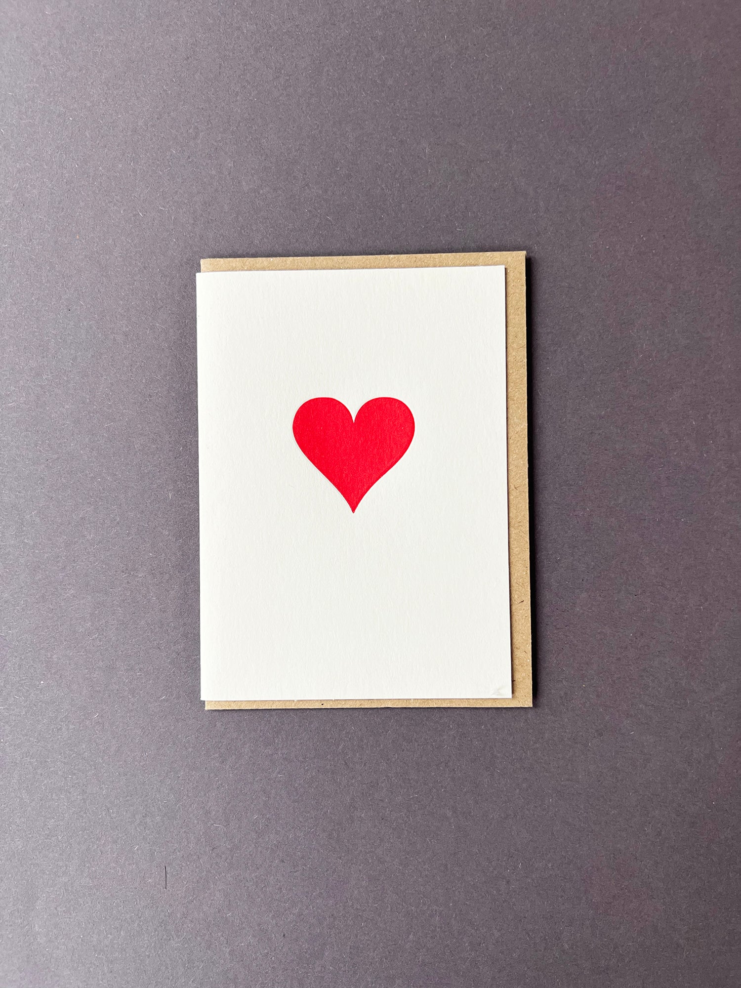 Red Heart Card