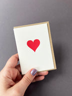 Red Heart Card
