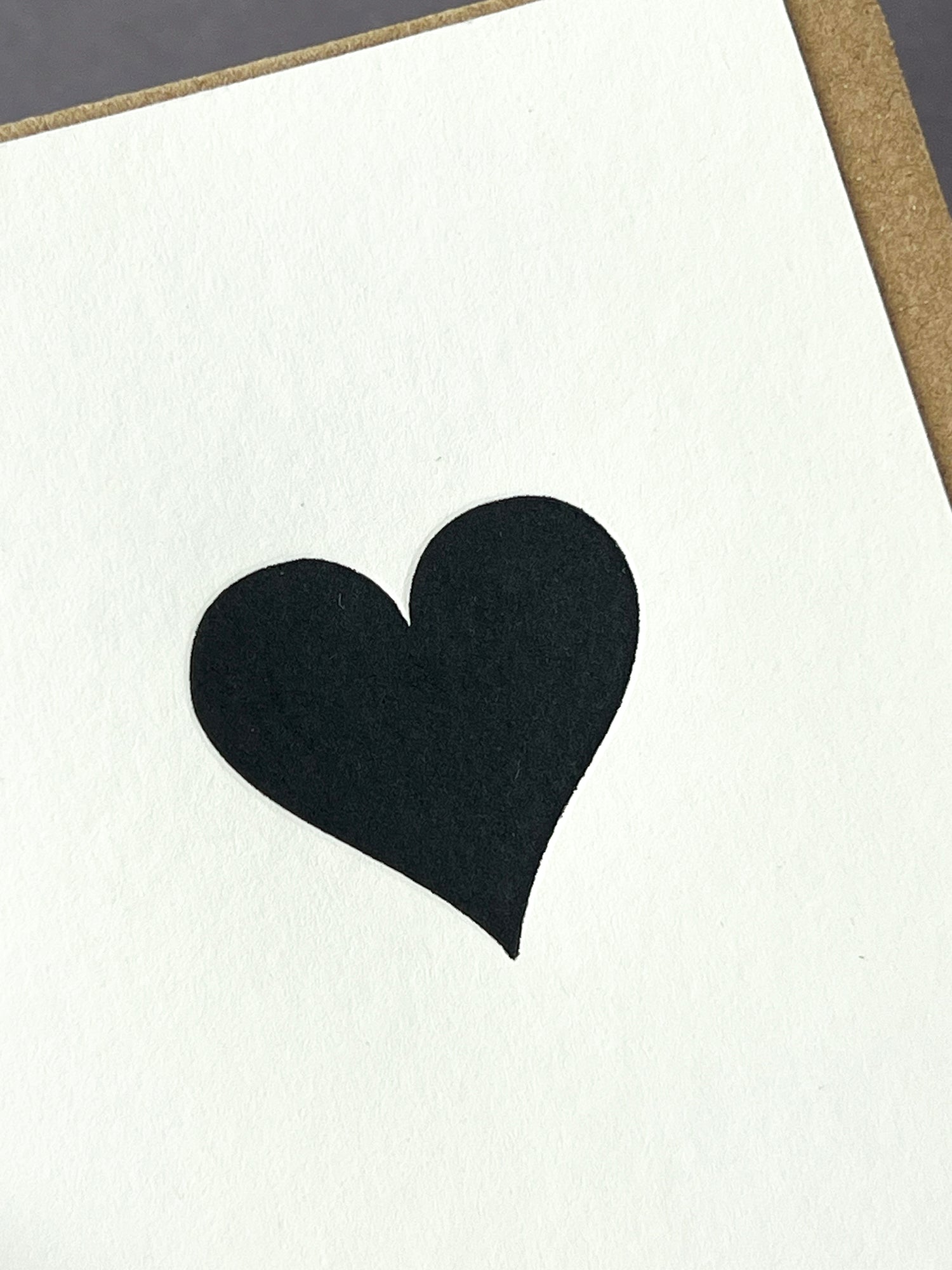 Black Heart Card