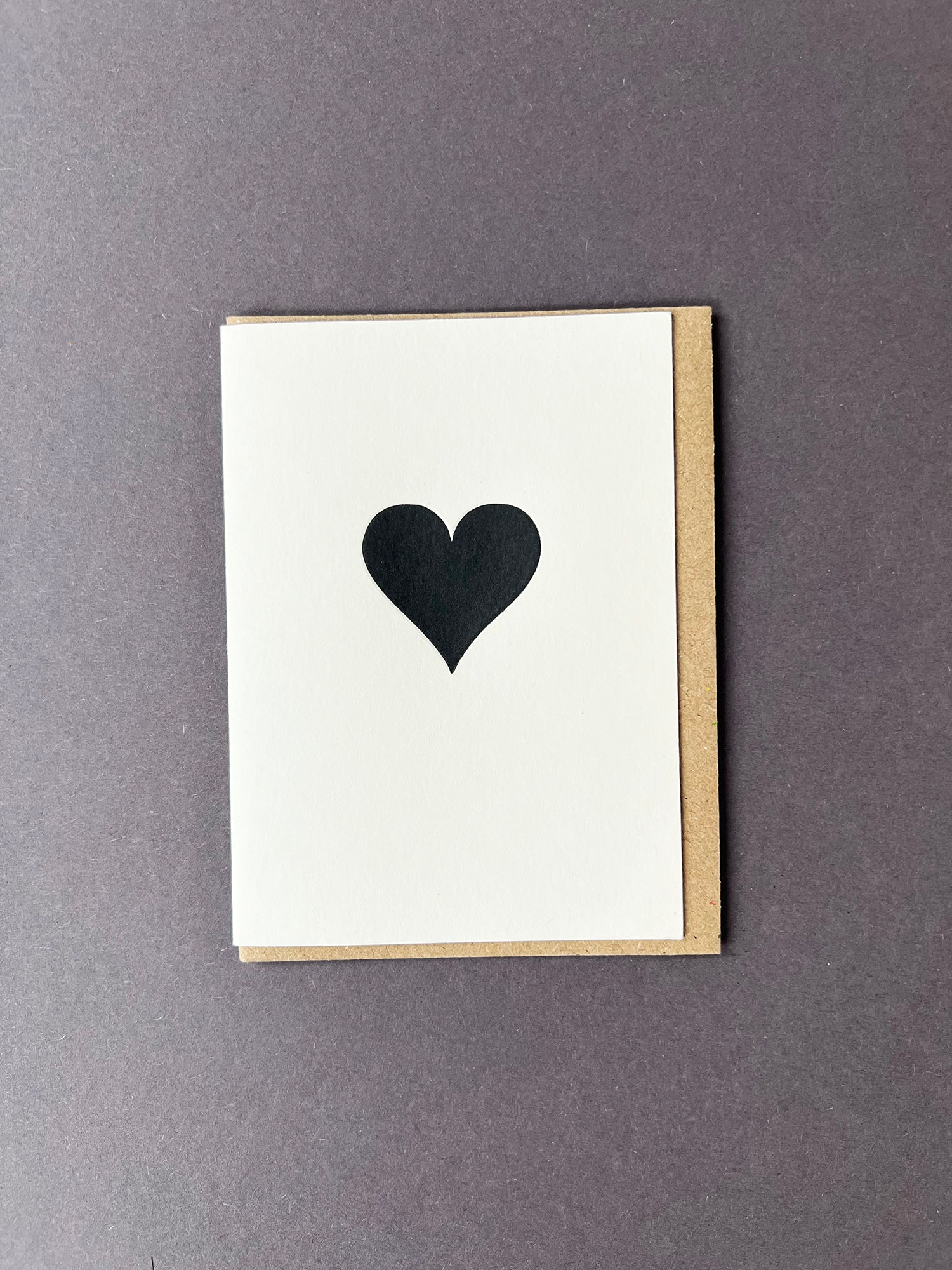 Black Heart Card