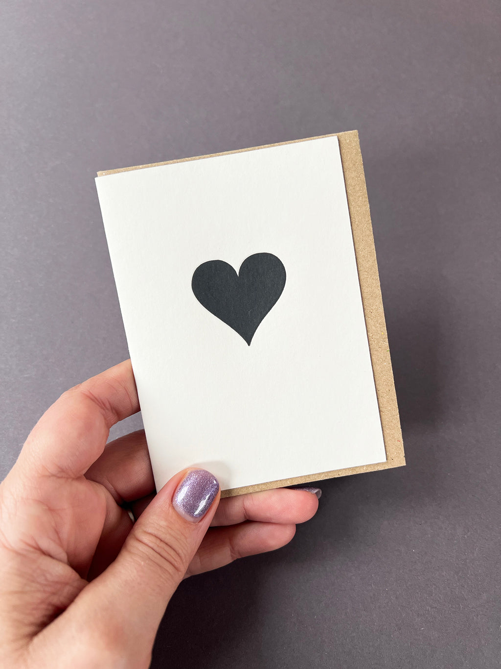 Black Heart Card