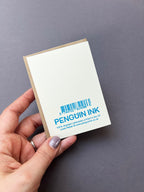 Neon Blue Heart Card