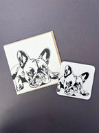 French Bulldog Letterpress Card