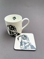 Dachshund Puppy Letterpress Card