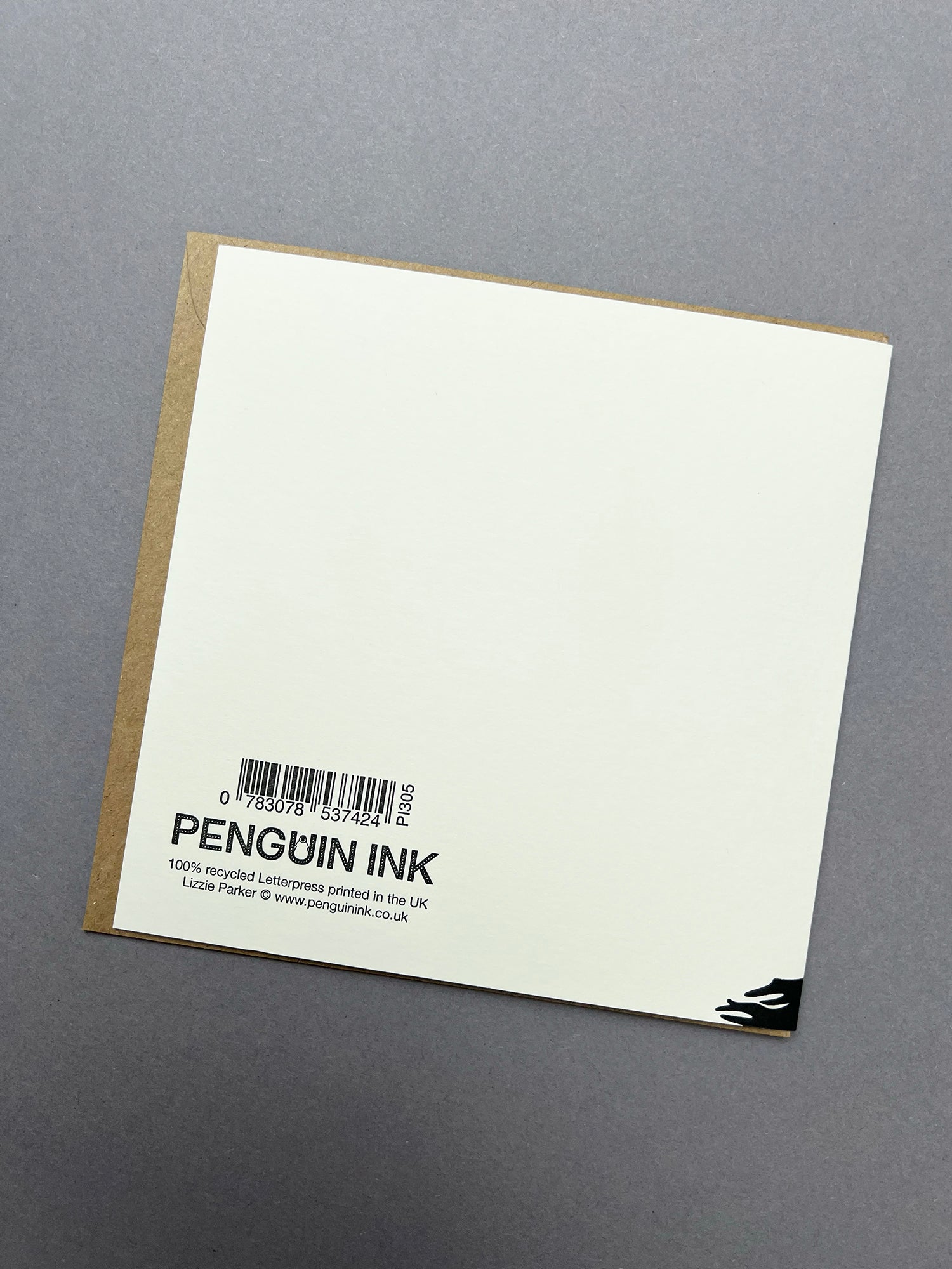 Border Collie Puppy Letterpress Card