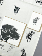 Labrador Puppy Letterpress Card