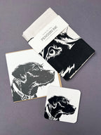 Labrador Puppy Letterpress Card