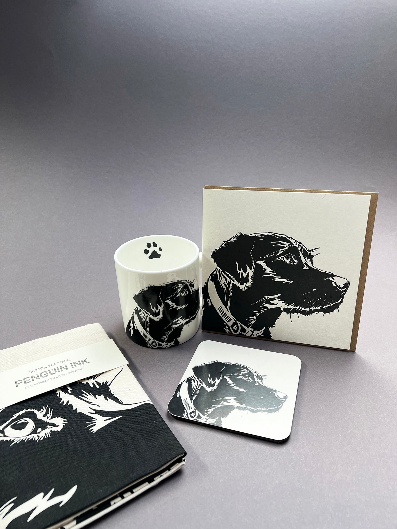 Labrador Puppy Letterpress Card