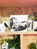 Puppy Snuggles Letterpress Card