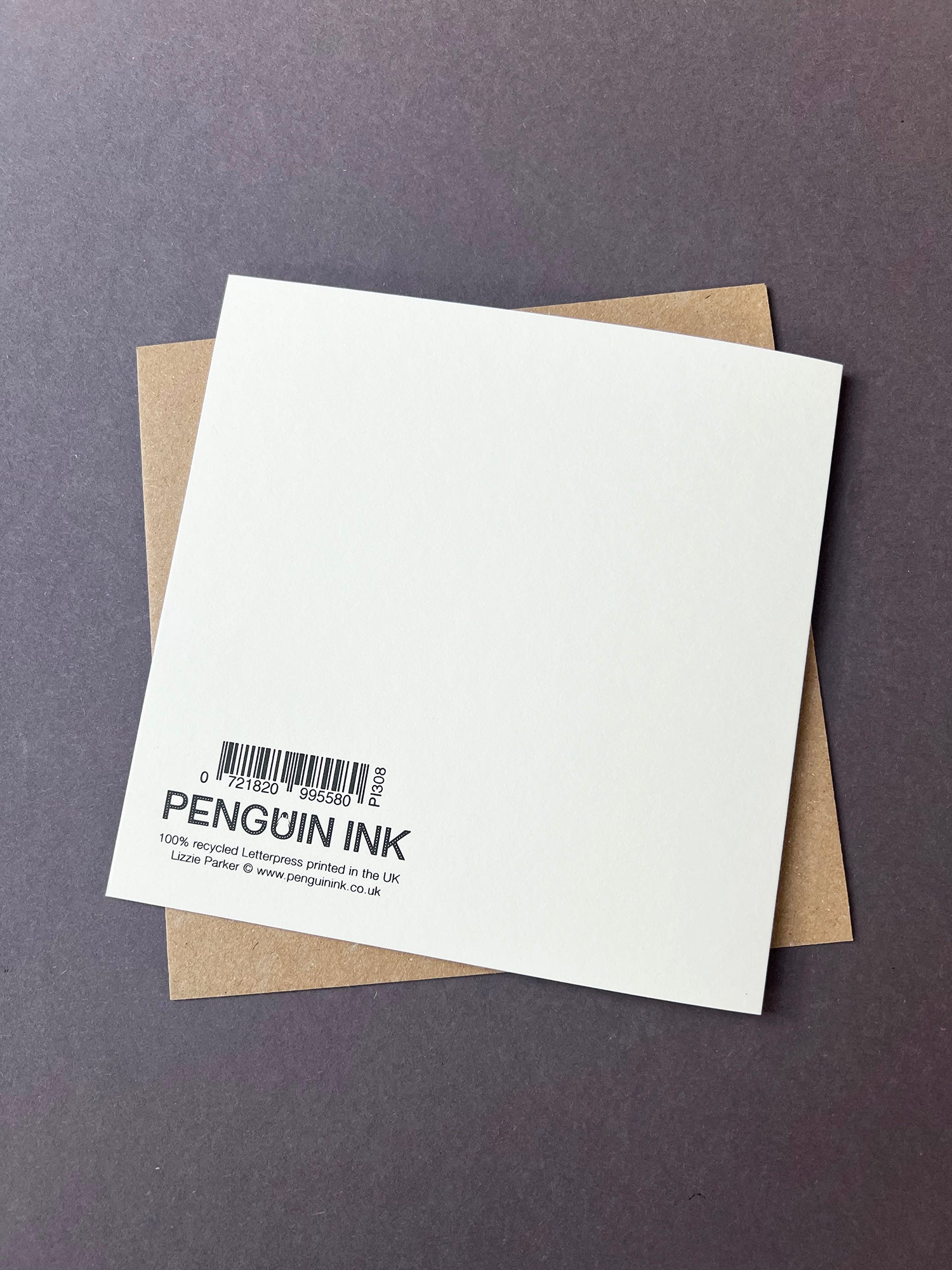 Alsatian Puppy Letterpress Card